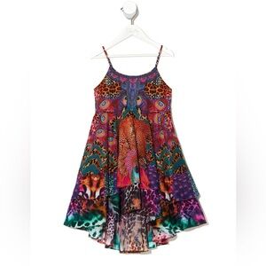 Kids round neck tiered dress 12-14 Xanadu Rising